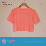 AVA Crop Shirt in Soft Pink