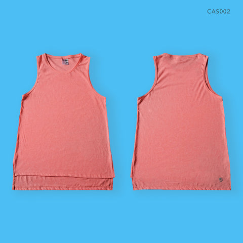 CASEY Long Tank in Soft Pink