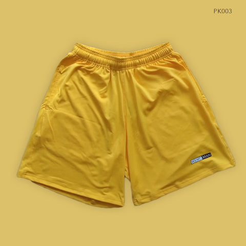 Mellow Yellow Pockets Training Shorts