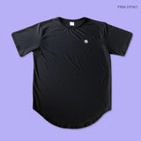 Black Pinstripe Drape Premium Shirt