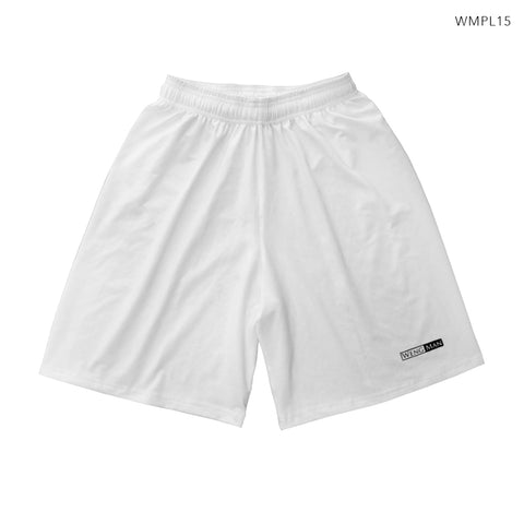 Plain White Training Shorts